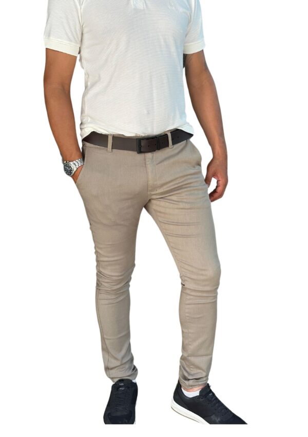 Calça masculina social com elastano 7073 - Image 5