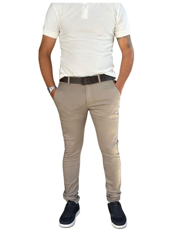 Calça masculina social com elastano 7073 - Image 3