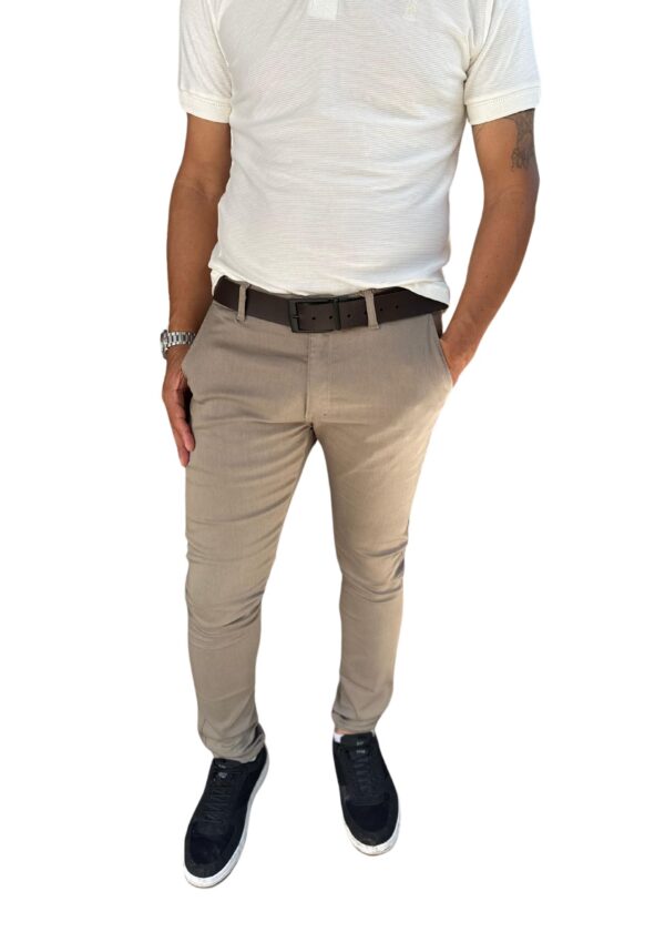 Calça masculina social com elastano 7073 - Image 2