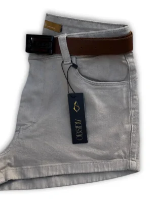 Short Nude Jeans com Lycra 10414