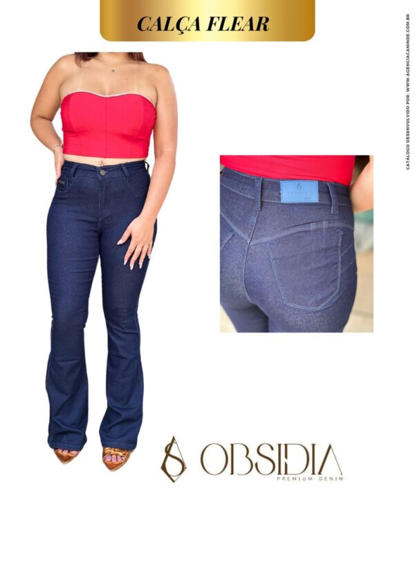 Calça feminina flear muito confortavel 20400