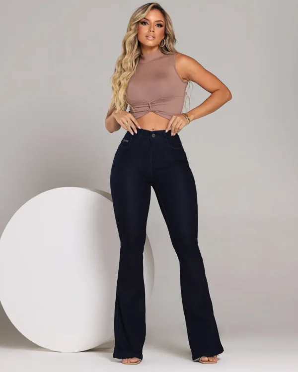 Calça feminina flear muito confortavel 20400 - Imagem 2