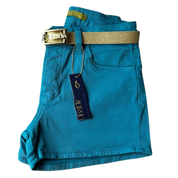 Short Azul Azul Turqueza